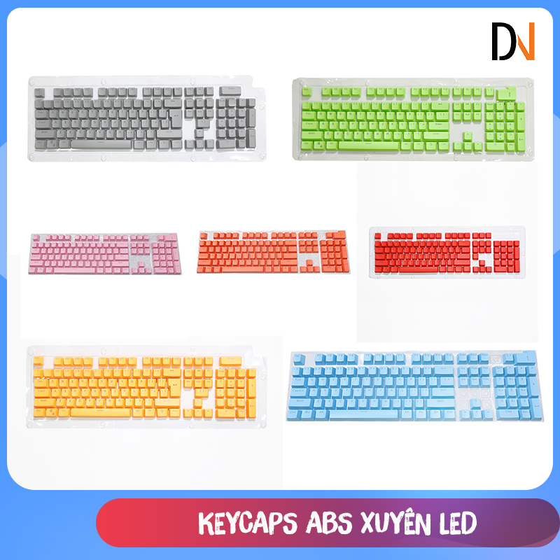 Keycaps abs xuyên led - profile oem - doubleshot