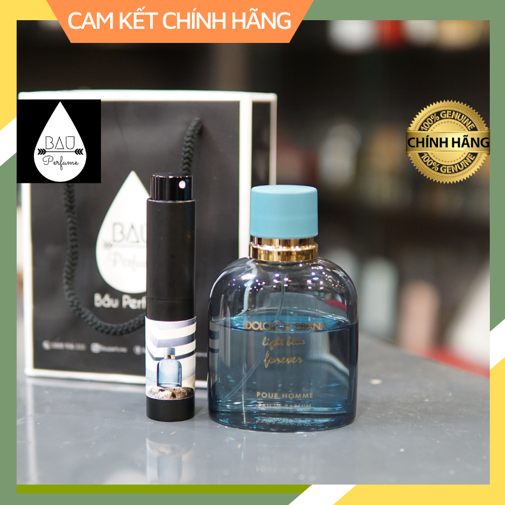 Mẫu dùng thử nước hoa chính hãng Dolce & Gabbana Light Blue Forever Pour Homme_10ml - 20ml - 30ml