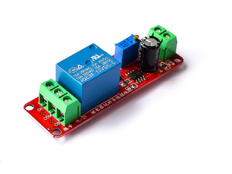 Mạch tạo thười gian TRỄ Đóng relay NE555