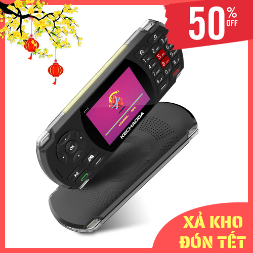 [BÁN LỖ 50 MÁY] Điện thoại chơi game cổ điển giá siêu rẻ với 84 trò chơi kinh điển (contra, mario, tank) KECHAODA K110 2 sim