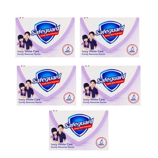5 Xà Bông Safeguard Chăm Sóc Da Dịu Nhẹ  135g/cục