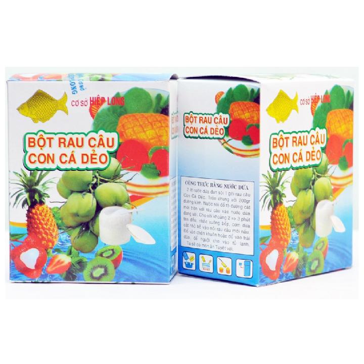 Bột rau câu con cá dẻo