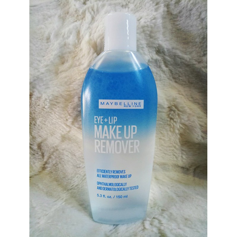 [HCM]Nước Tẩy Trang Mắt Môi Maybelline 150ml (Lip & Eye Make Up Remover)
