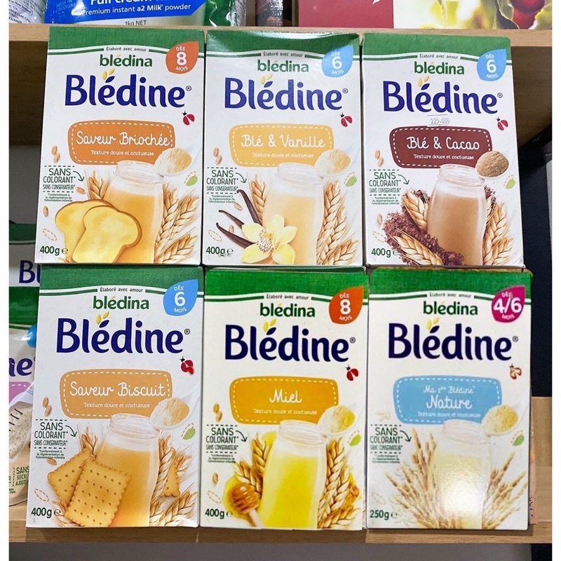 Bột Pha Sữa Bledine Pháp 400gam - Bột Lắc Sữa Bledina Mẫu Mới, Date Mới