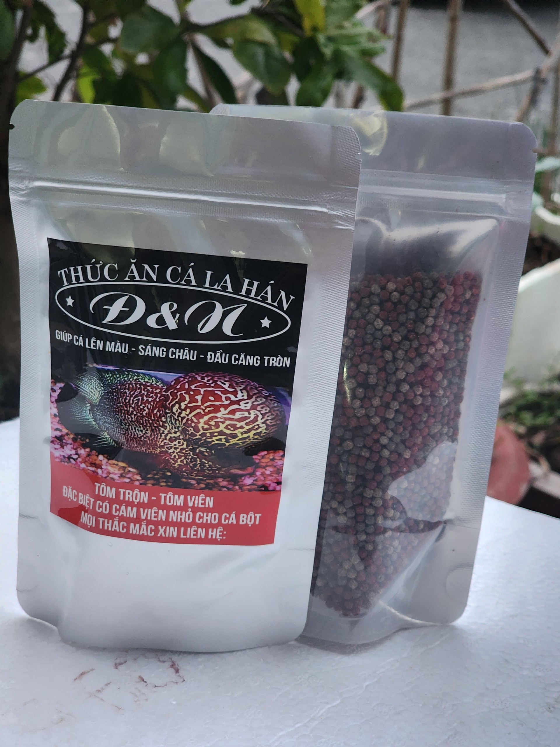 Công thức độc quyền - cám cá la hán đ&n - gói 100g