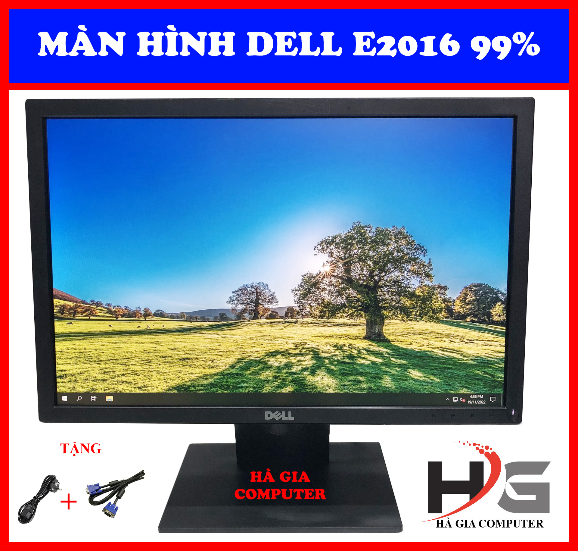 Màn hình 20 inch màn hình dell 2016 đẹp 99%