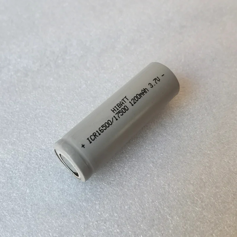 3.7V 16500 Lithium ion có thể sạc lại pin 1200mAh 17500 Li-ion di động baterias cho Led Led đèn pin thiết bị kỹ thuật số