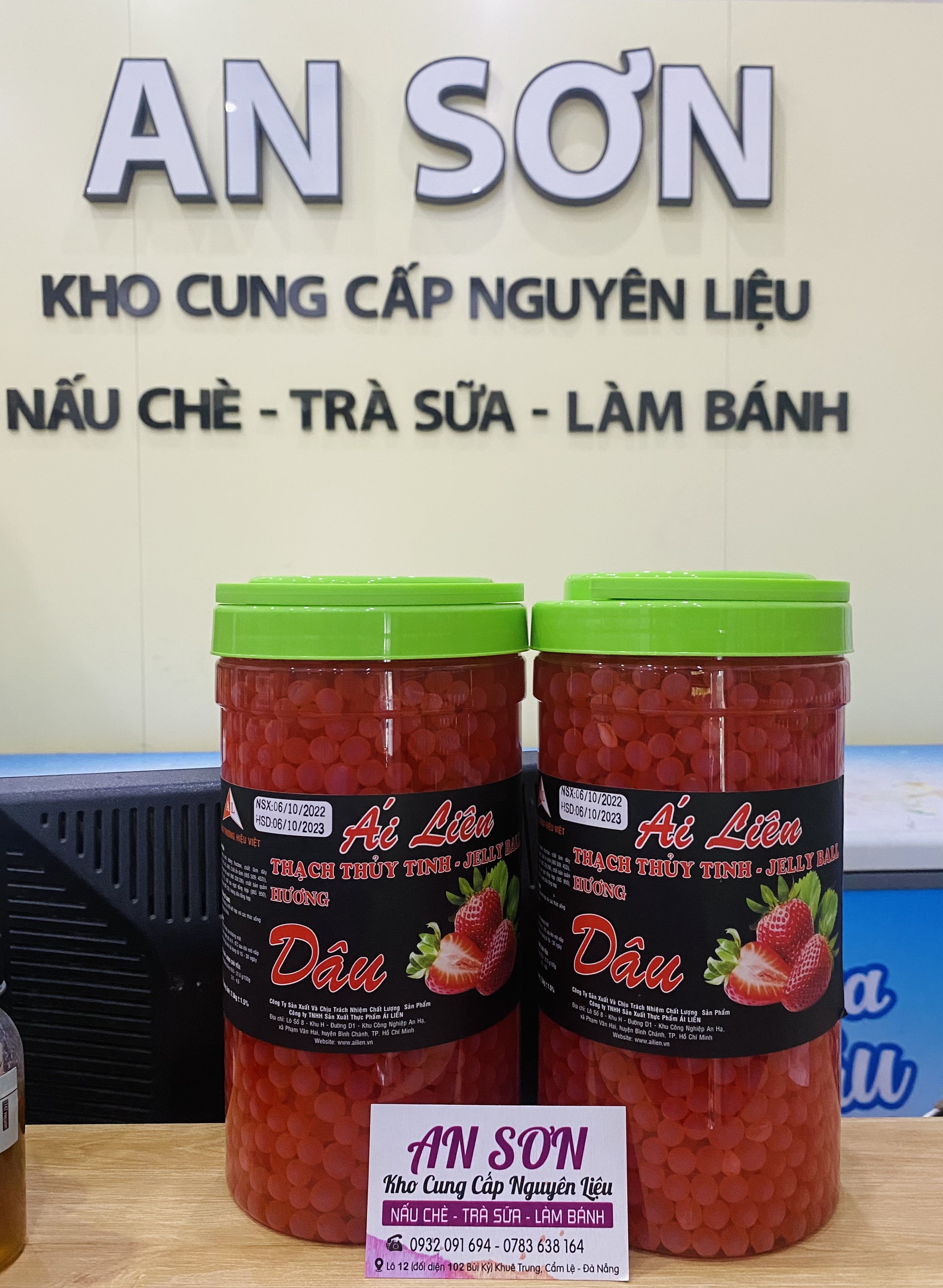 THẠCH ÁI LIÊN VỊ DÂU 2,5KG