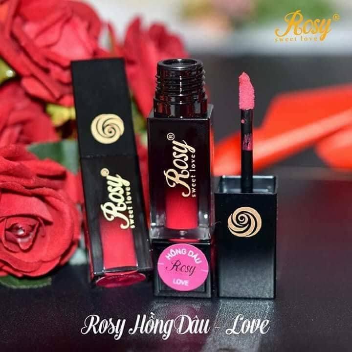 (MÀU ĐỎ CAM SIÊU HÓT 2019) SON KEM LÌ CAO CẤP ROSY - TẶNG KÈM PHIẾU BẢO HÀNH