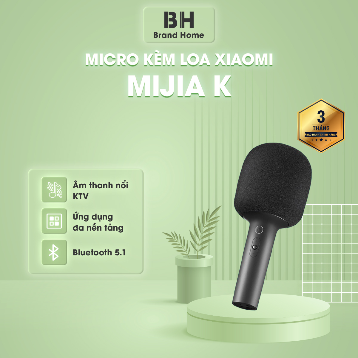 Micro Karaoke Xiaomi Mijia Micro Không Dây Bluetooth Microphone Không Dây Công Nghệ Giảm Tiếng Ồn Mic Karaoke Thông Minh [Bảo Hành 3 Tháng]