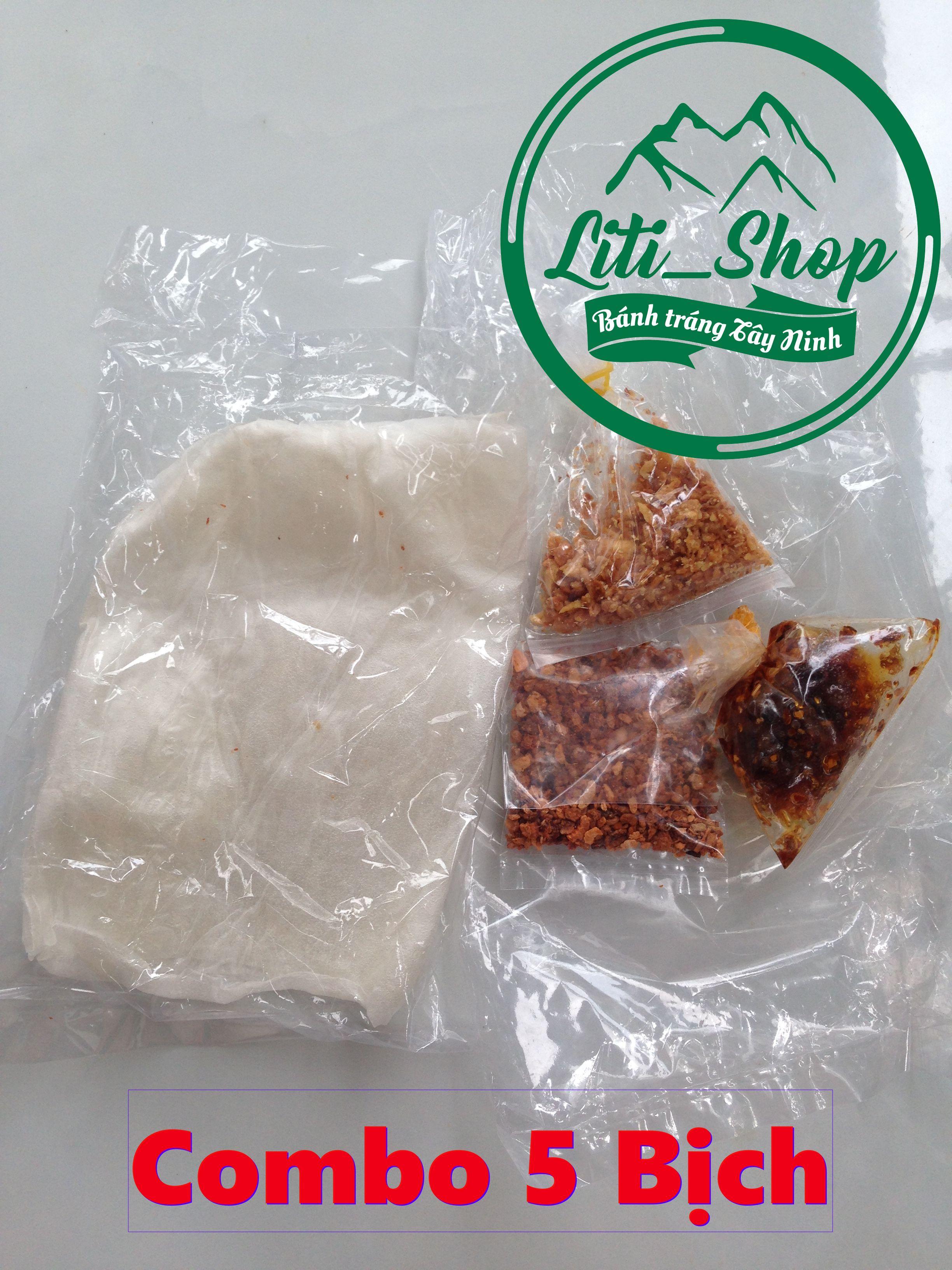 Báng tráng Muối tôm Sate tỏi phi Tây Ninh (5 gói)