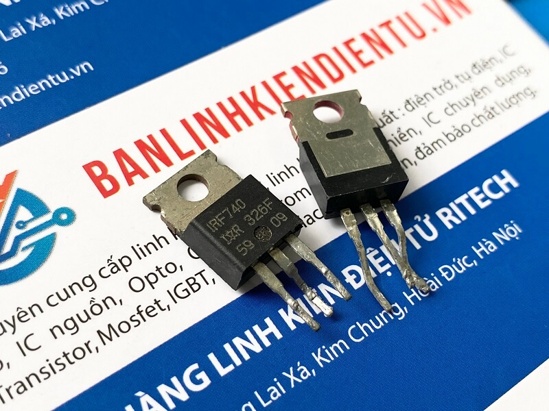 Irf740 mosfet kênh n 10a 400v to-220