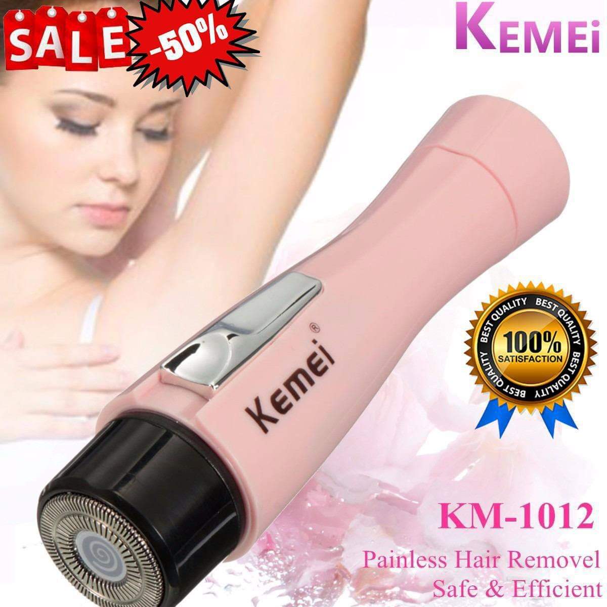 [HCM]Máy triệt lông vĩnh viễn triệt lông nách lông mu lông bikini tay và chân Kemei SNS01 dòng cao cấp Tặng phiếu bảo hành 1 đổi 1 toàn Quốc