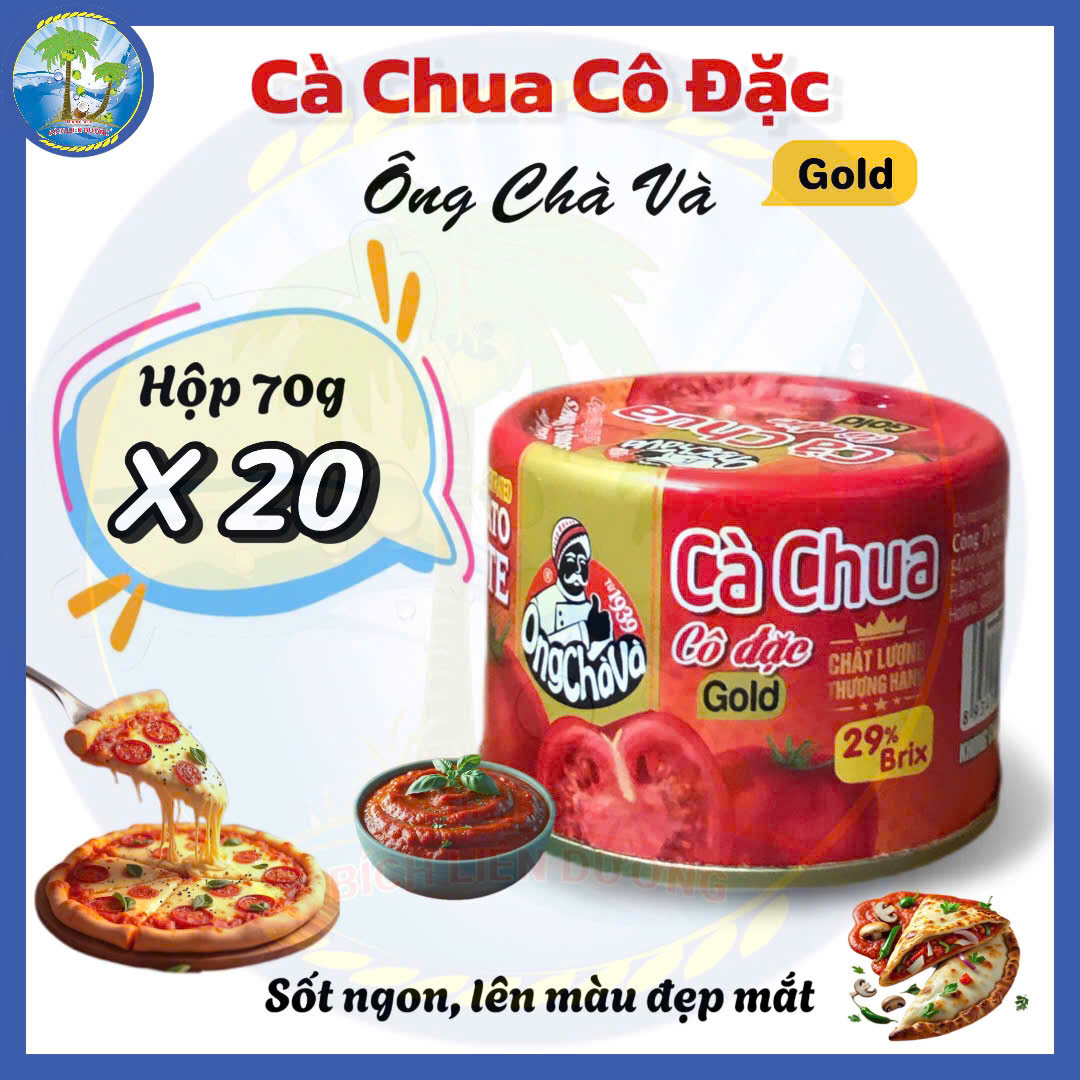 [Combo 20hộp x 70g] Cà Chua Cô Đặc Thương Hiệu Ông Chà Và Chế Biến Được Đa Dạng Món Ngon
