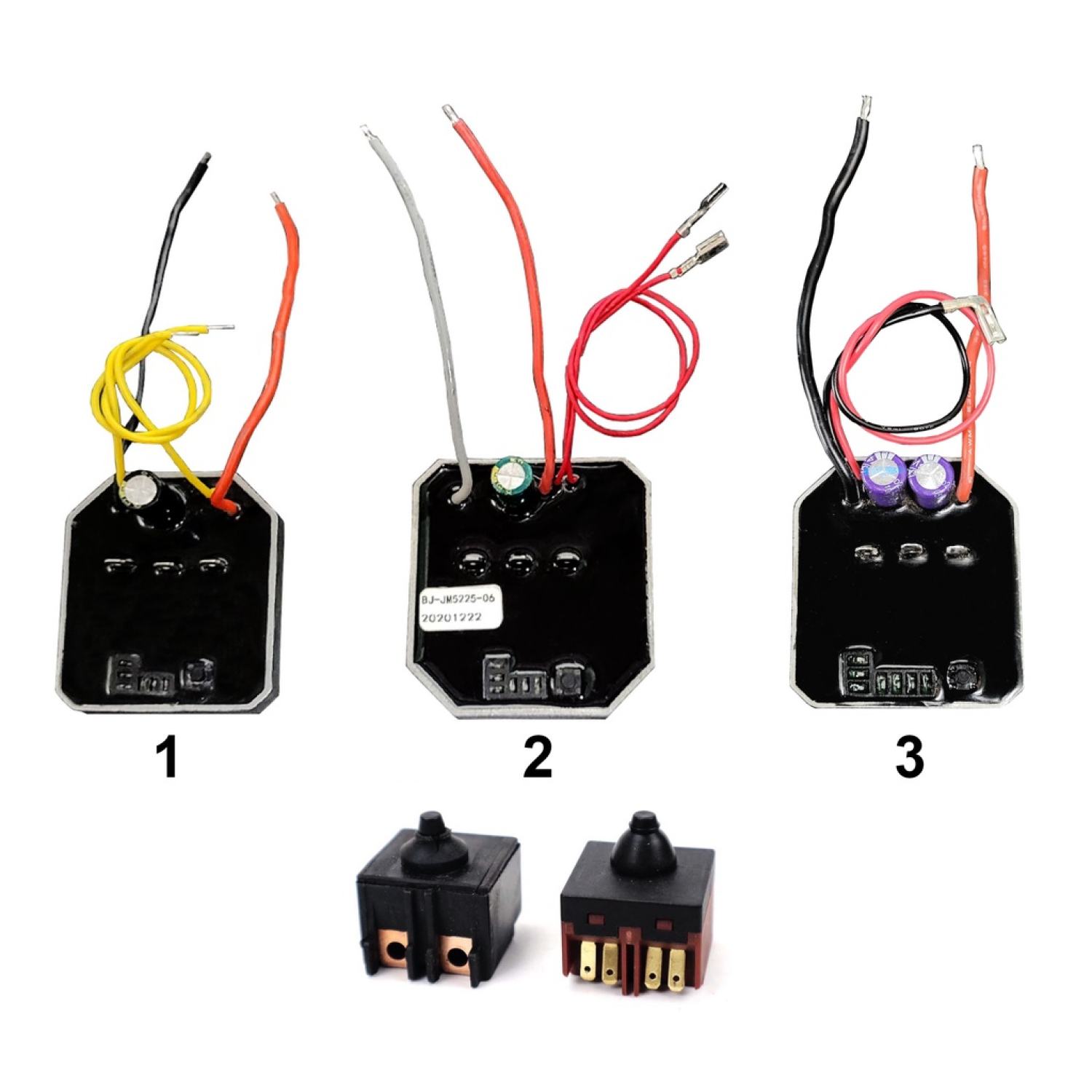 Linh kiện máy mài pin, mạch điều khiển máy mài pin không chổi than