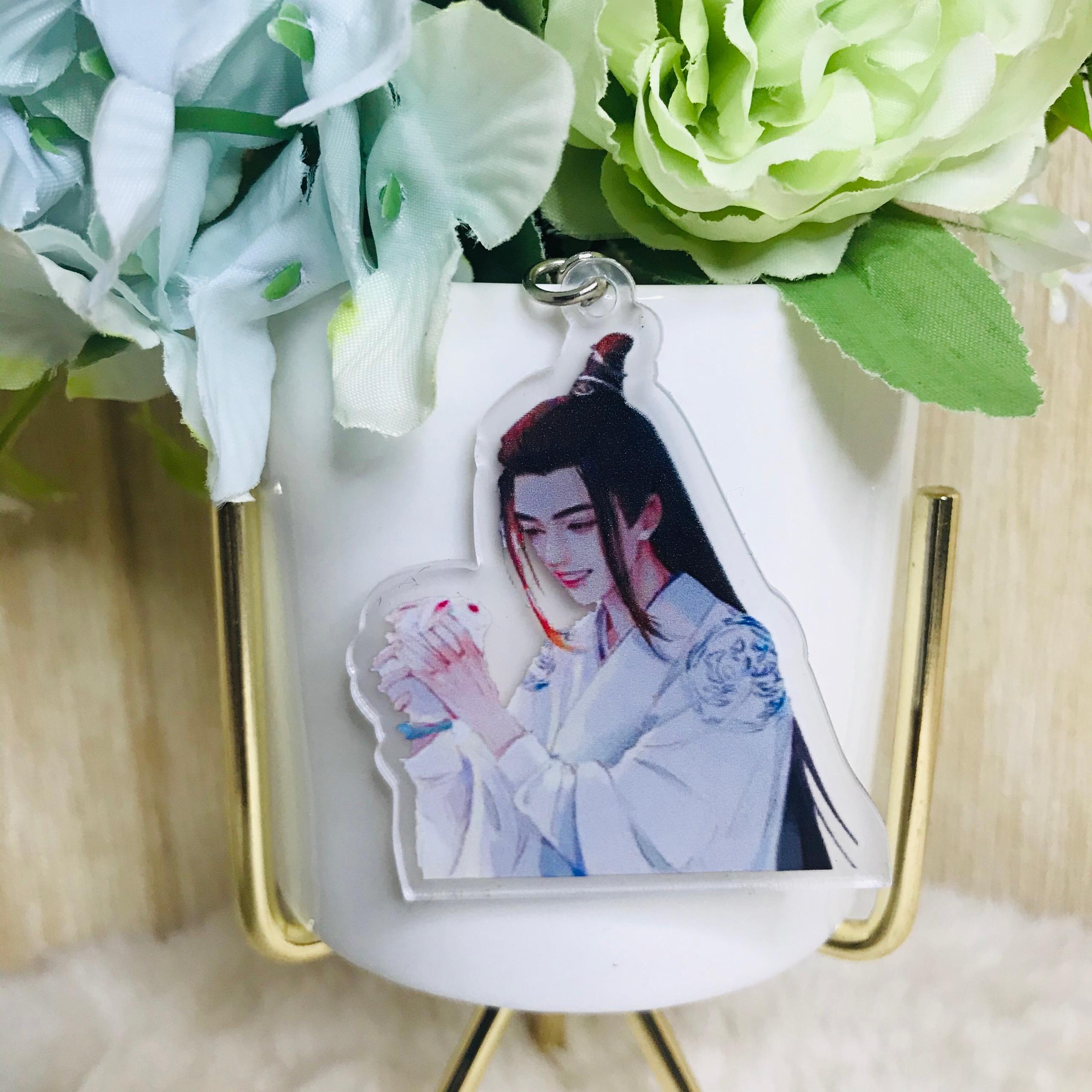 ( Mica trong ) Móc khoá Tiêu Chiến bản cổ trang Ngụy Vô Tiện Trần Tình Lệnh quà tặng xinh xắn dễ thương