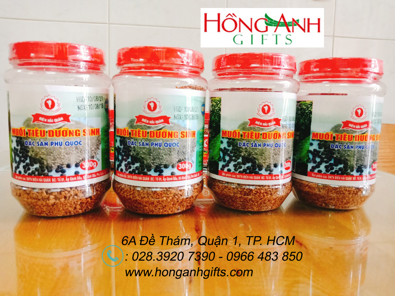 Muối tiêu dưỡng sinh Biên Hải Quán , đặc sản Phú Quốc - hủ 300g