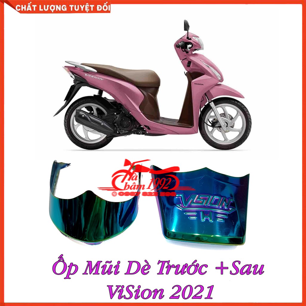 Ốp mũi dè vision 2021-22 - xi titan & màu, bọc mũi dè vision, ốp mỏ dè vision