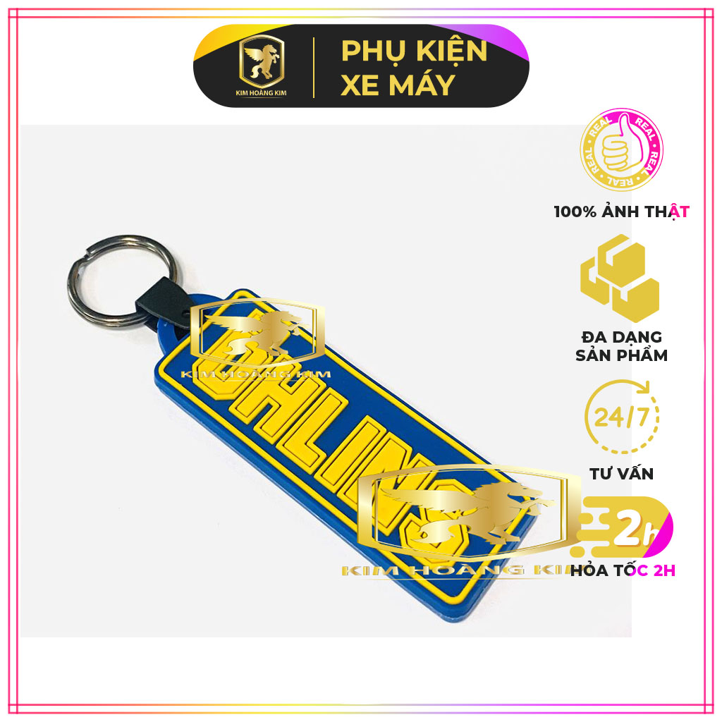 Móc khóa 2 mặt oh.lins trang trí xe máy , uy tín, chất lượng, mua ngay
