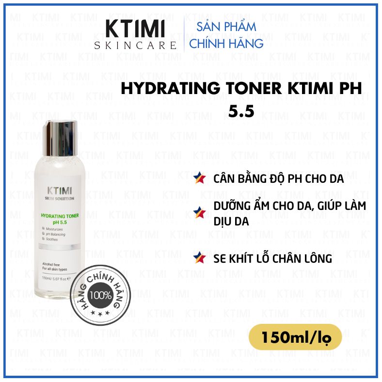 Toner ktimi cân bằng da - hydrating toner ktimi 150ml