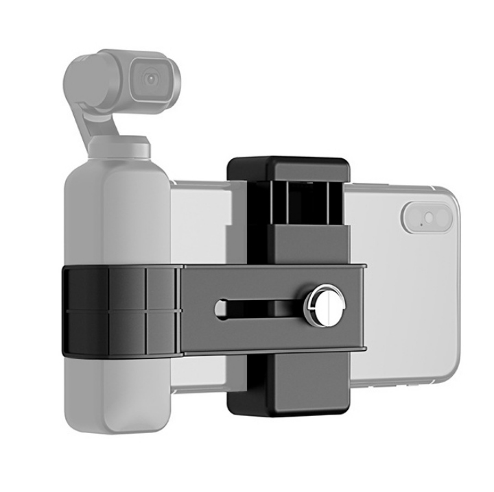 Kẹp cố định osmo pocket và điện thoại gắn tripod