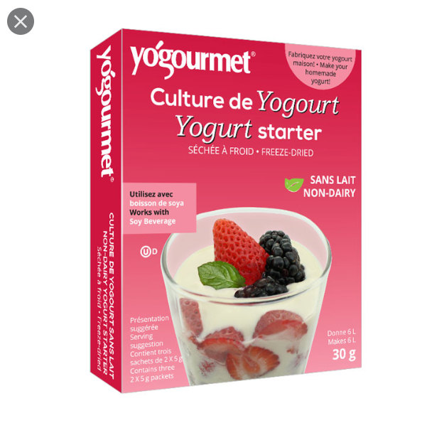 Men sữa chua Vegan - hộp 6 gói, mỗi gói 5g