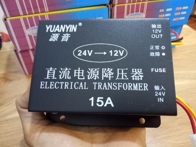 [Kho Hải Phòng] Đổi Nguồn Hạ Nguồn 24V - 12V Công Suất 15A Loại Tốt 3 Dây