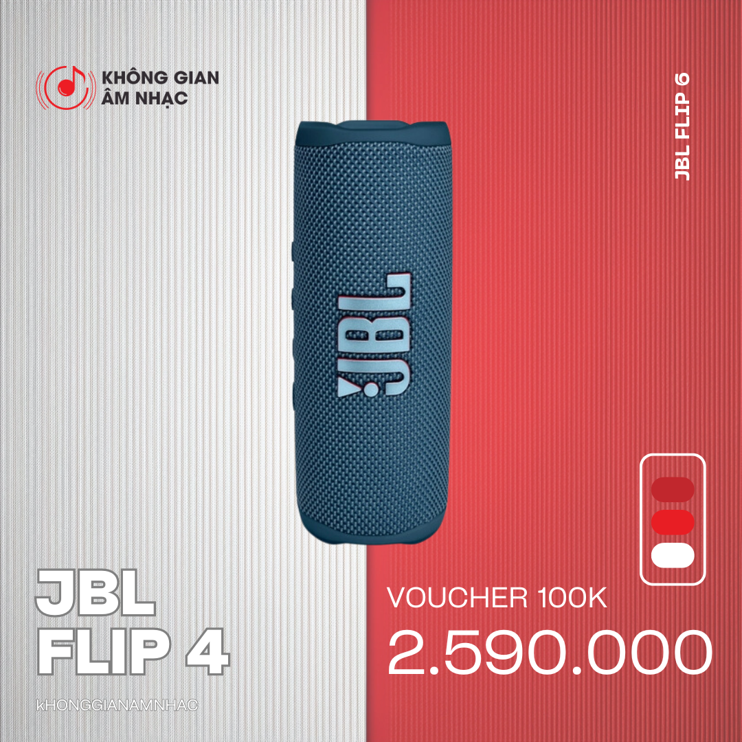 [15/9 VOUCHER 100K] Loa Nghe Nhạc Bluetooth JBL Flip 6 - Chính Hãng PGI