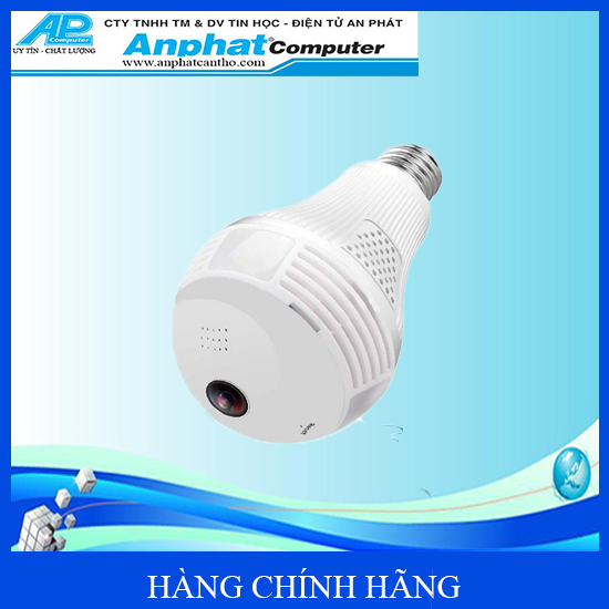  Camera IP Wifi Cố định Trong nhà Yoosee LTVR96 2.0Mpx dạng bóng đèn sử dụng phần mềm V380 Pro 