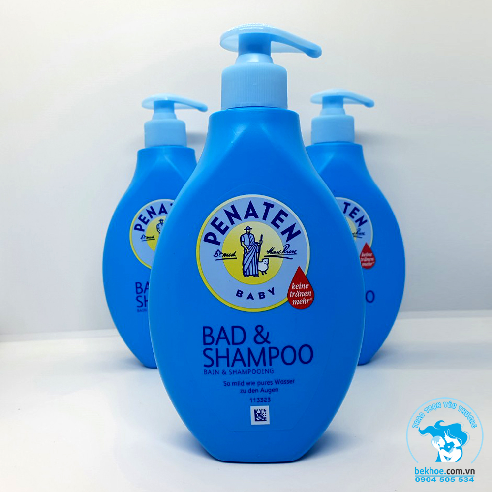 Sữa Tắm Gội Penaten Chống Cảm Cúm Cho Bé 400Ml - Đức
