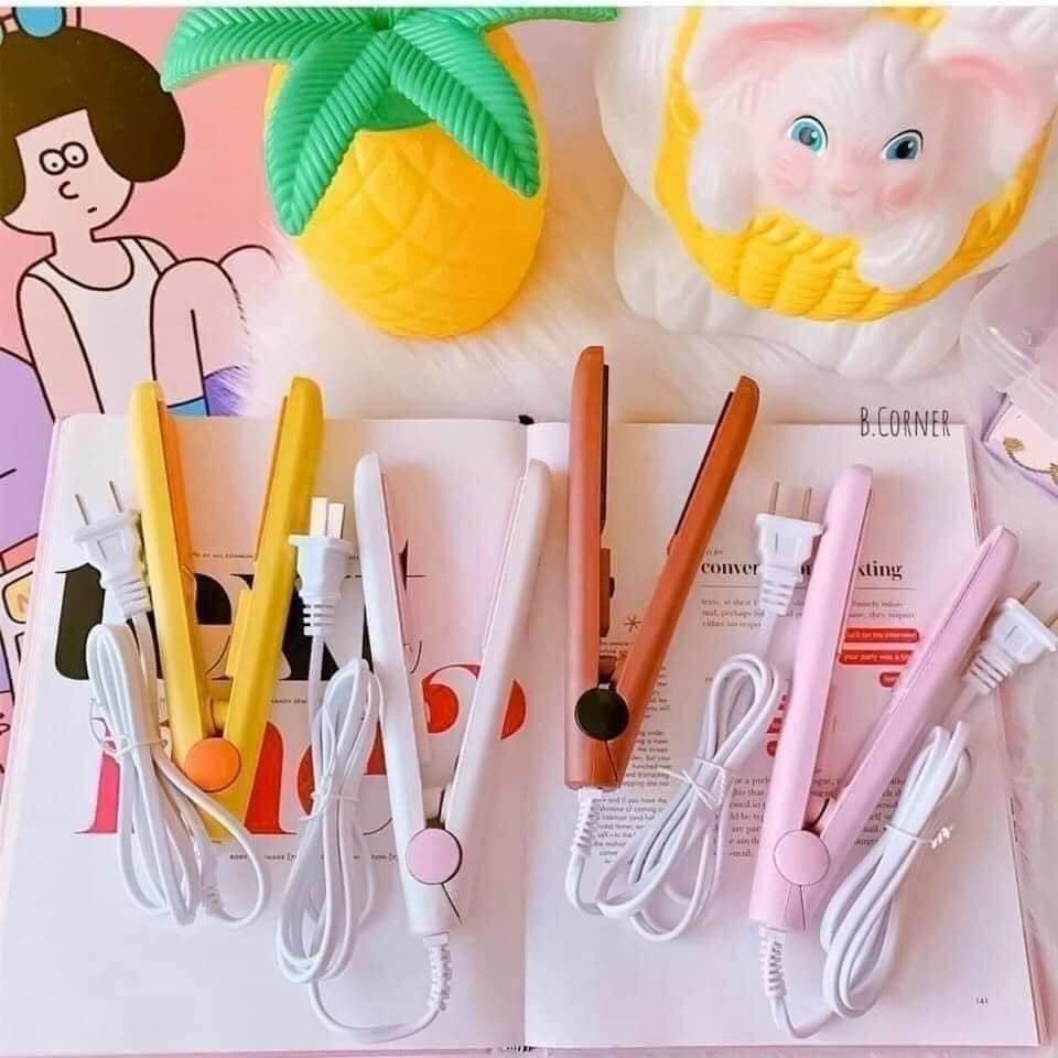 Máy duỗi tóc mini line friend