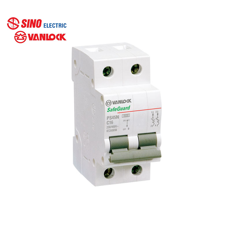 Sino vanlock mcb 2p 4.5ka ps45n