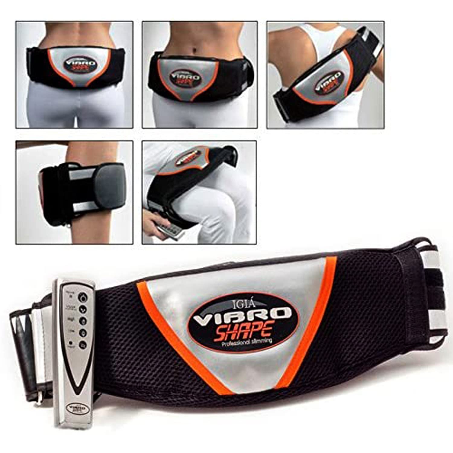 Đai massge làm tan mỡ bụng - Đai Massage Nóng Và Rung Vibro Shape