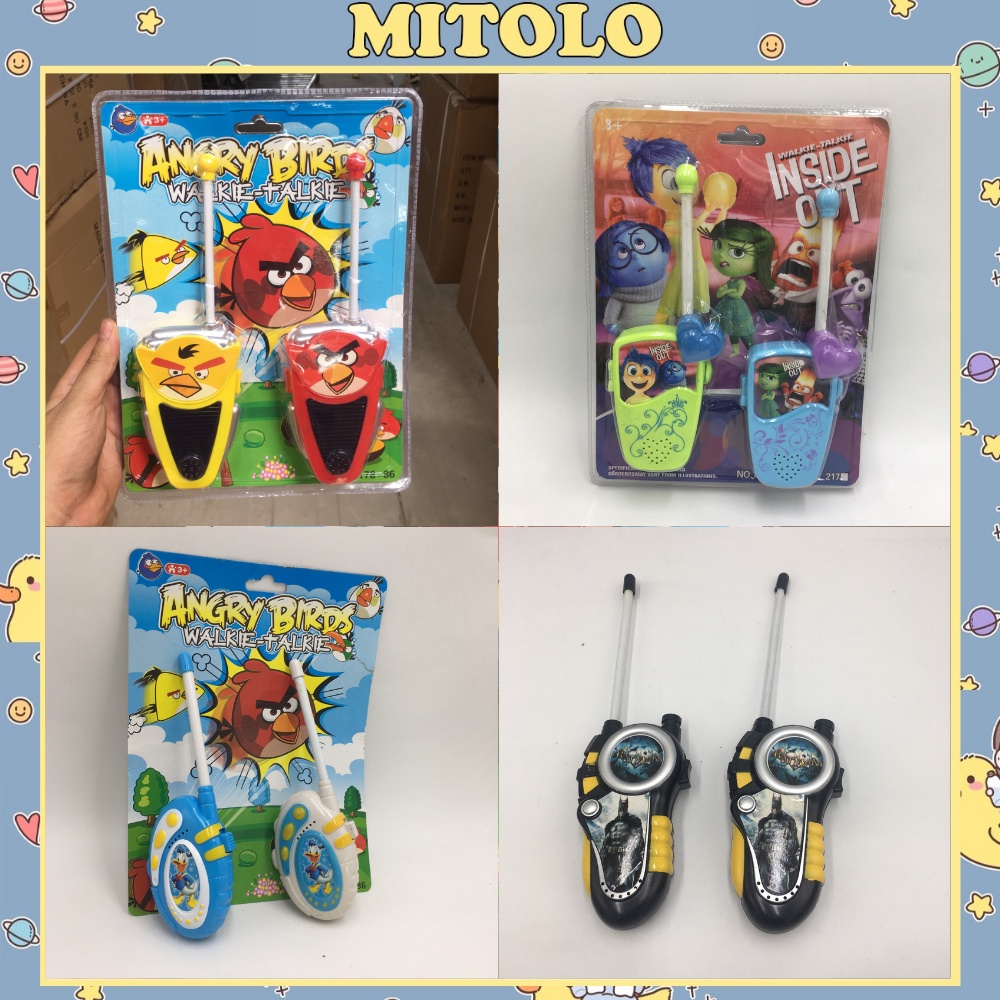Bộ Đàm Đồ Chơi Mitolo Bộ Đàm Đồ Chơi Giá Rẻ Thông Minh Cho Bé Trai , Gái 178-216