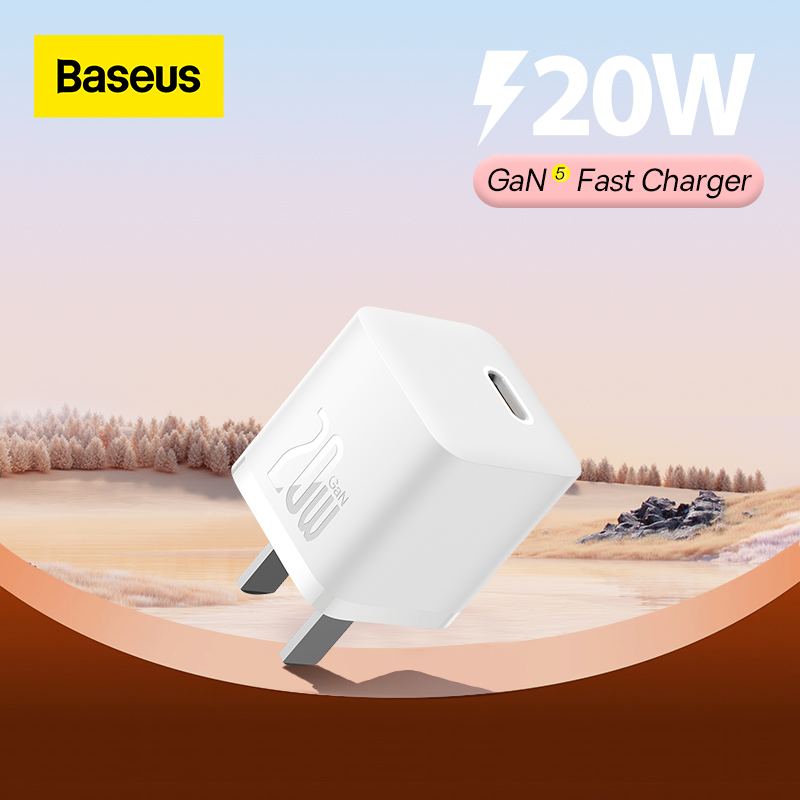 For iPhone 14Sạc baseus 20W Mini GaN5 Fast Charger sạc iPhone 14 13 12 Pro Max USB Type C Charger Quick Charge 4.0 QC 3.0 For Samsung Xiaomi Phone