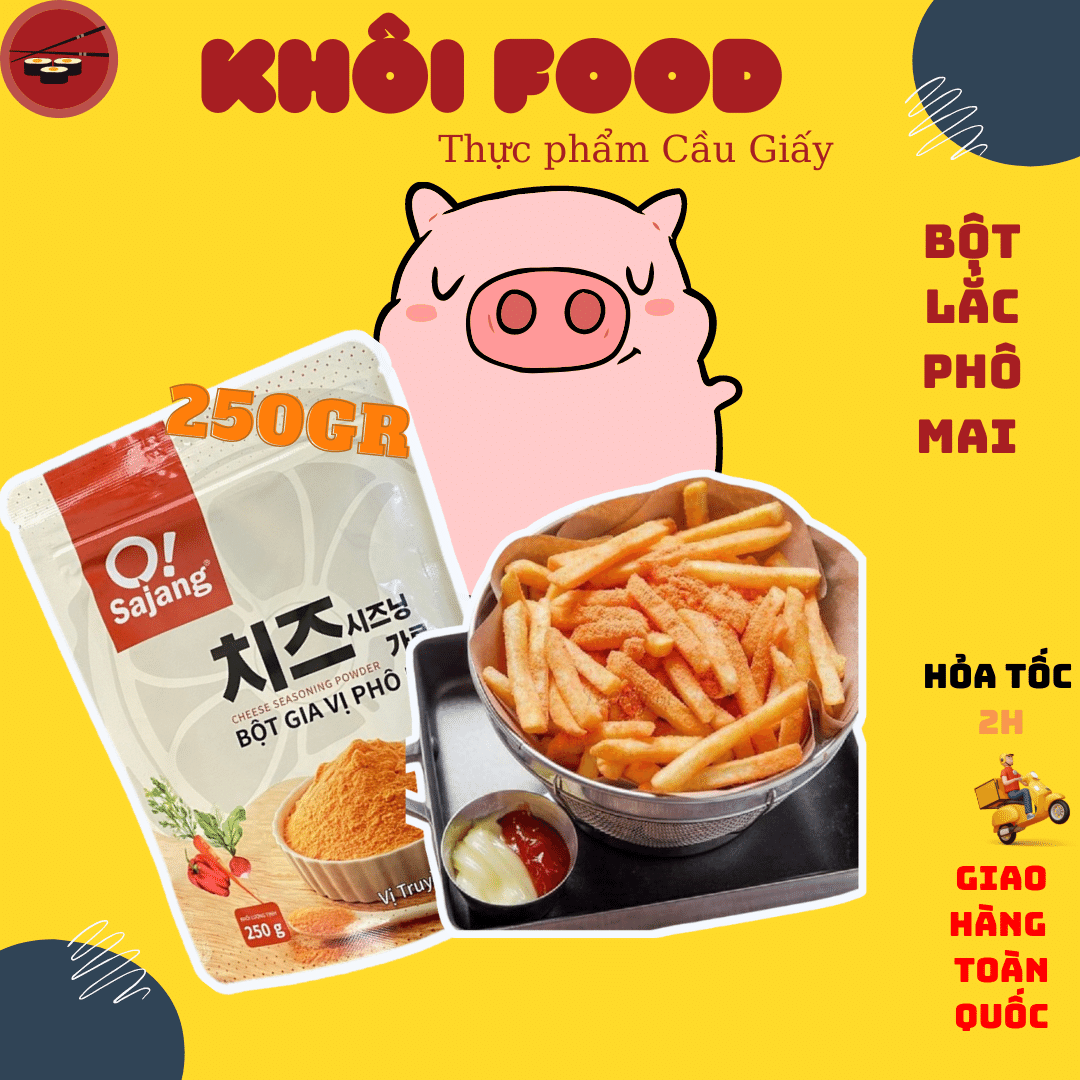 BỘT PHÔ MAI LẮC KHOAI TÂY SAJANG LOẠI NGON ĐẶC BIỆT túi 250g
