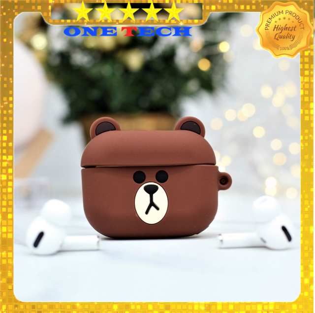 Ốp cho Airpods Pro, Case Airpods bảo vệ, chống xước, nhiều hình Cute.