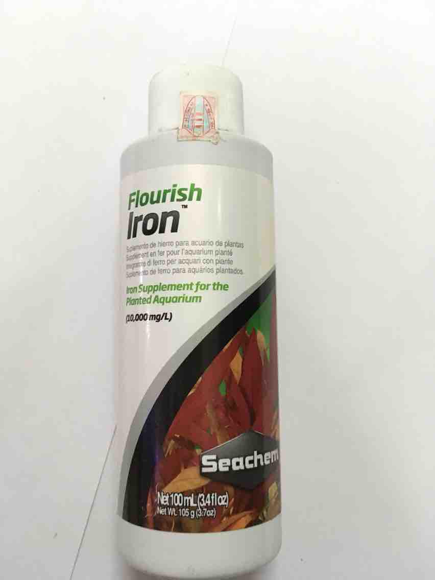 Phân nước Sắt cho cây lá đỏ Thuỷ sinh Seachem Flourish Iron 100ml
