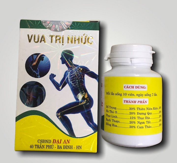 Vua Nhức- Đau Nhức Guot, Xương Khớp 40 Viên