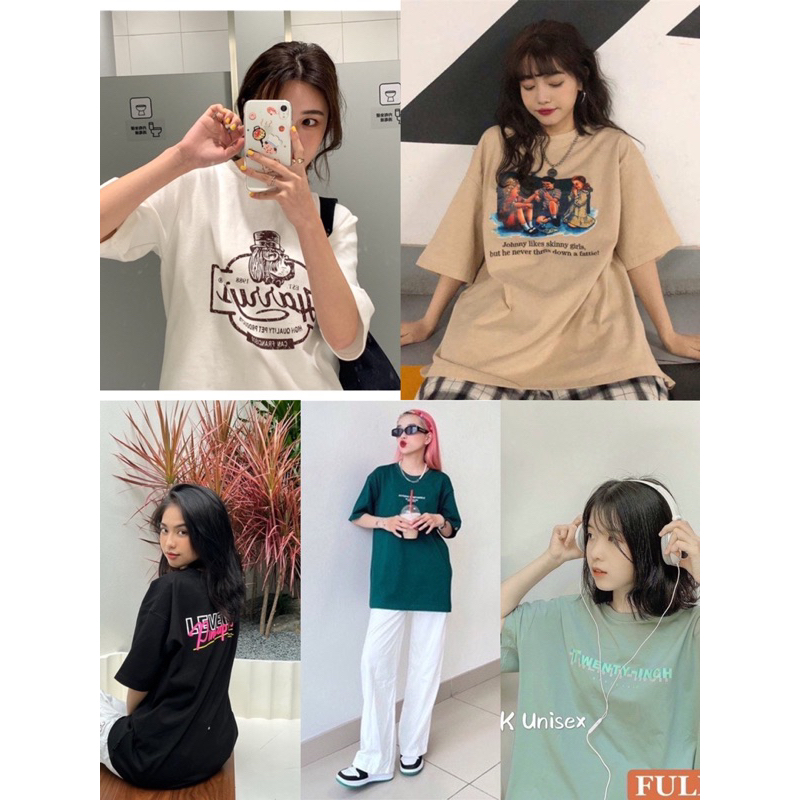 Áo Thun Phông Unisex Sale Full Size Mẫu Ngẫu Nhiên