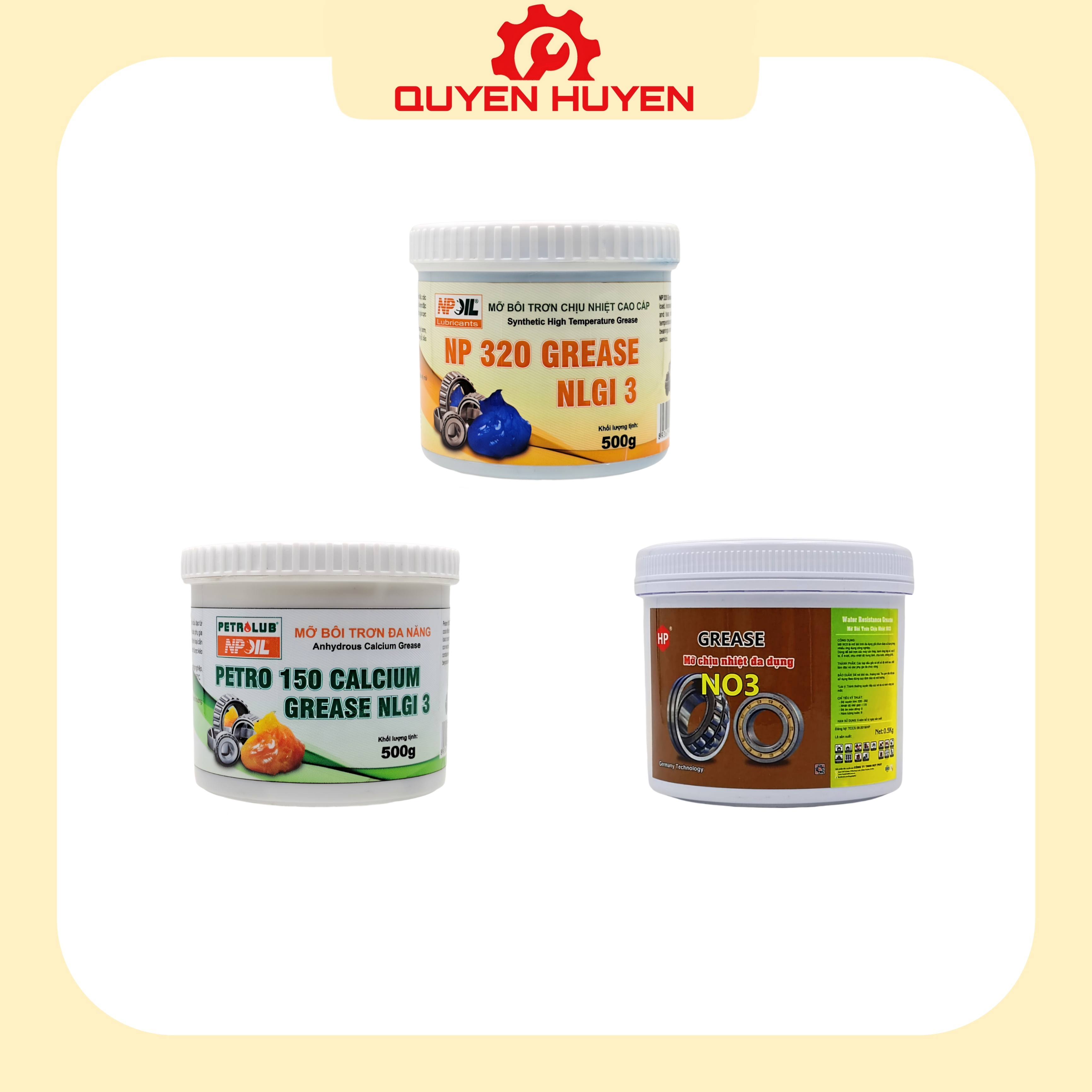 Mỡ bôi trơn đa dụng PETRO GREASE - Chịu nhiệt cao ~320°C - Kháng nước - Giảm ma sát - Dùng cho xe máy, ô tô, xe đạp và các chi tiết máy móc