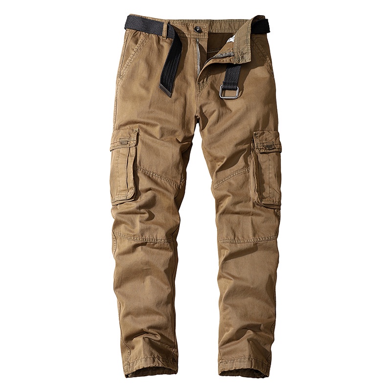Quần Kaki Túi Hộp Nam, Phong Cách Cổ Điển, Quần Lính Vintage, Retro OLDMAN