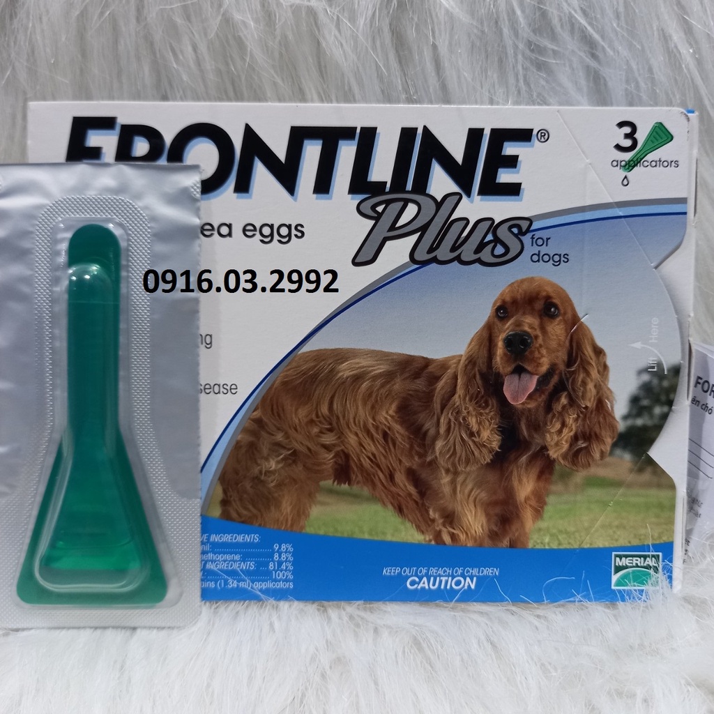 Nhỏ gáy ve rận cho chó Frontline