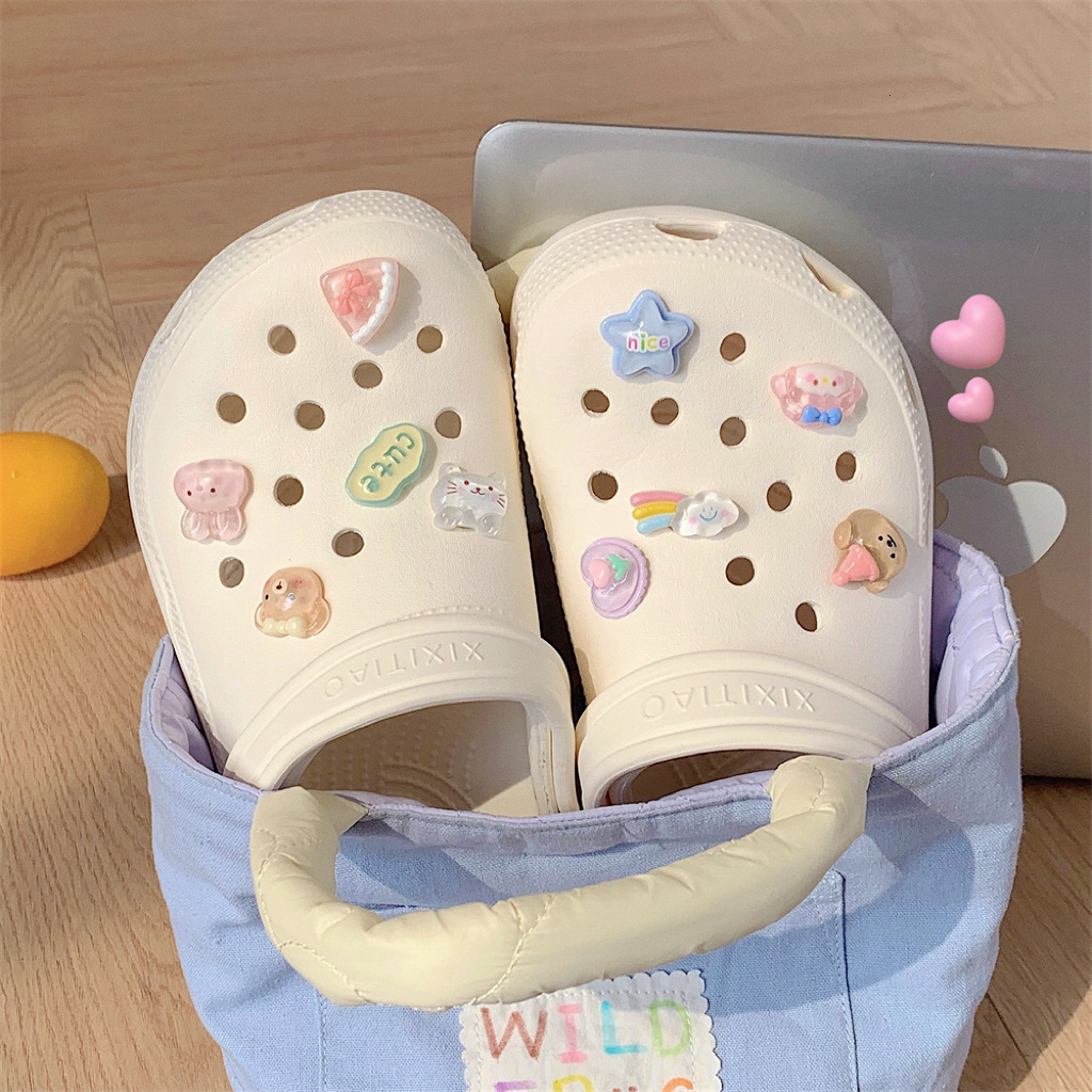Super Cute Women's Slippers with Buttons Attached, Soft and Super Comfortable.
