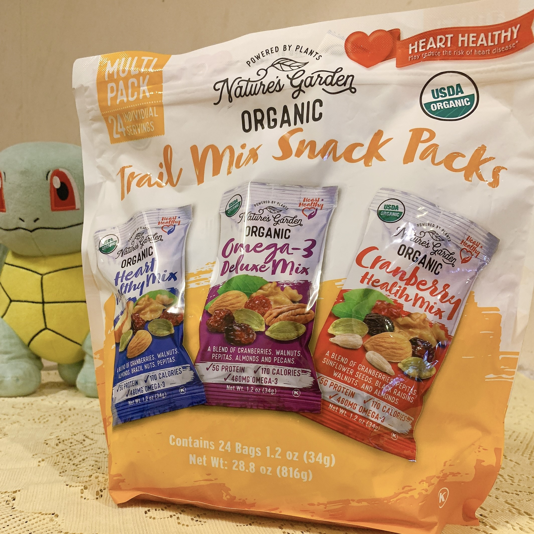 [HÀNG MỸ] Hạt hỗn hợp Nature's Garden Organic - Trail Mix Snack Packs