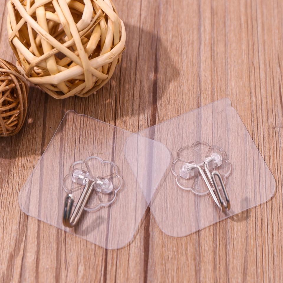 Combo 10 móc treo dán tường siêu dính chịu lực 10kg B018 độ bền cao dễ lắp trên nhiều loại bề mặt