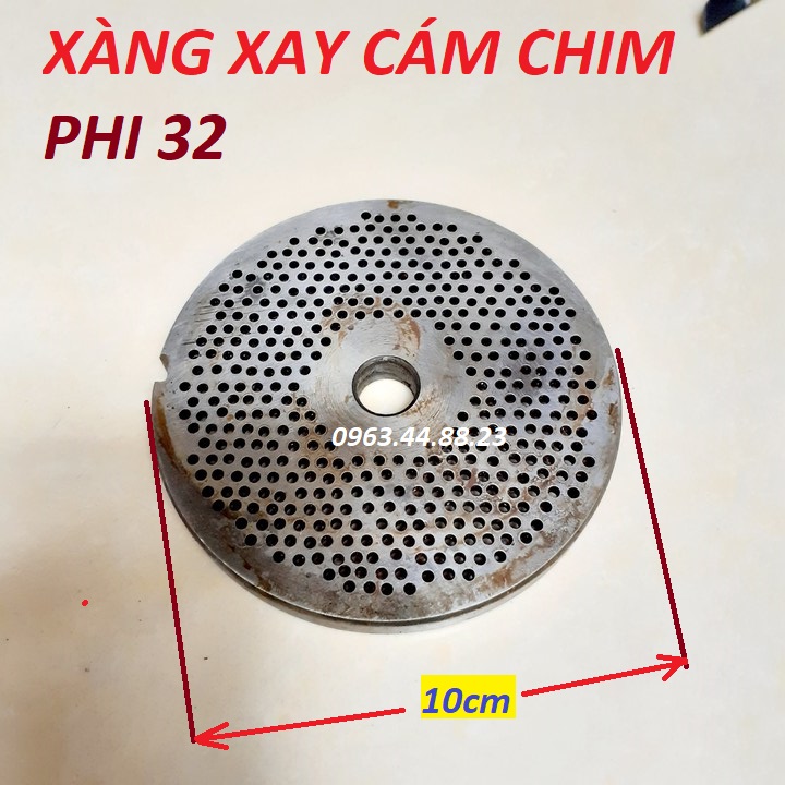 thức ăn cho chim  --/ mặt bích đùn cám chim  mặt xàng làm cám chim ( phi 32 ) máy xay thức ăn cho chim, cho máy quay tay và máy mô tơ kéo