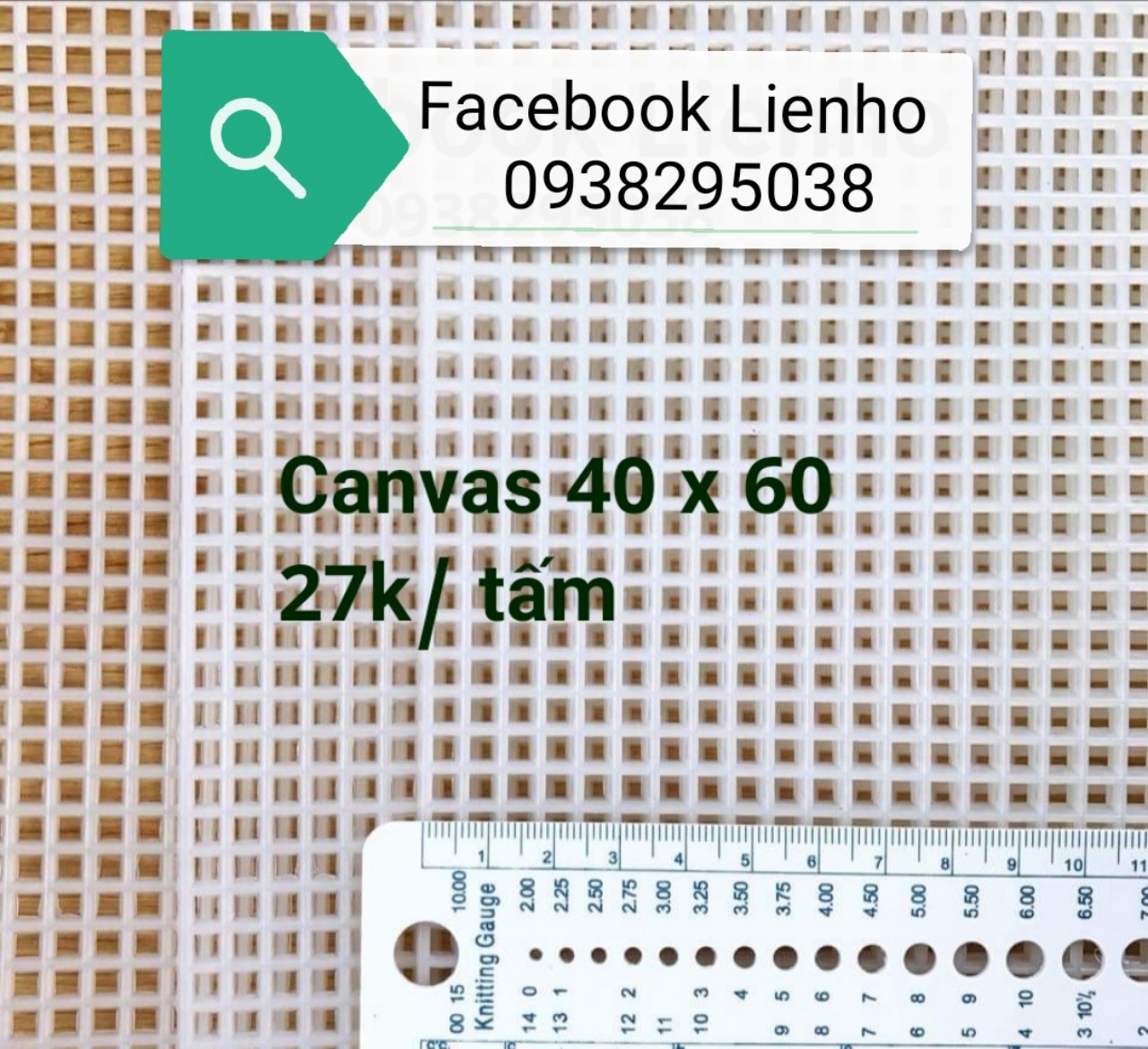 Canvas lỗ vuông