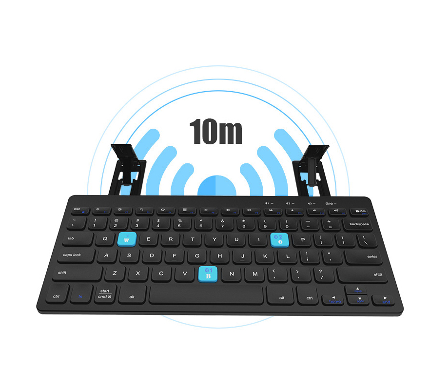 Bàn phím bluetooth, Bàn phím Pc, bàn phím logitech không dây, Bàn phím bluetooth BOW HB191A cực chất, vô cùng tiện lợi, dễ dàng thao tác. Giảm 50%