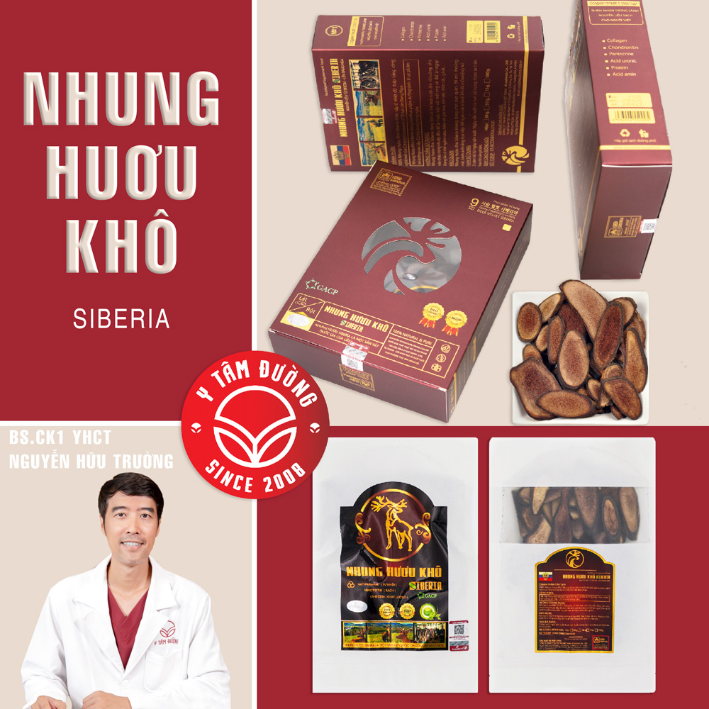 Nhung hươu khô cao cấp Siberia